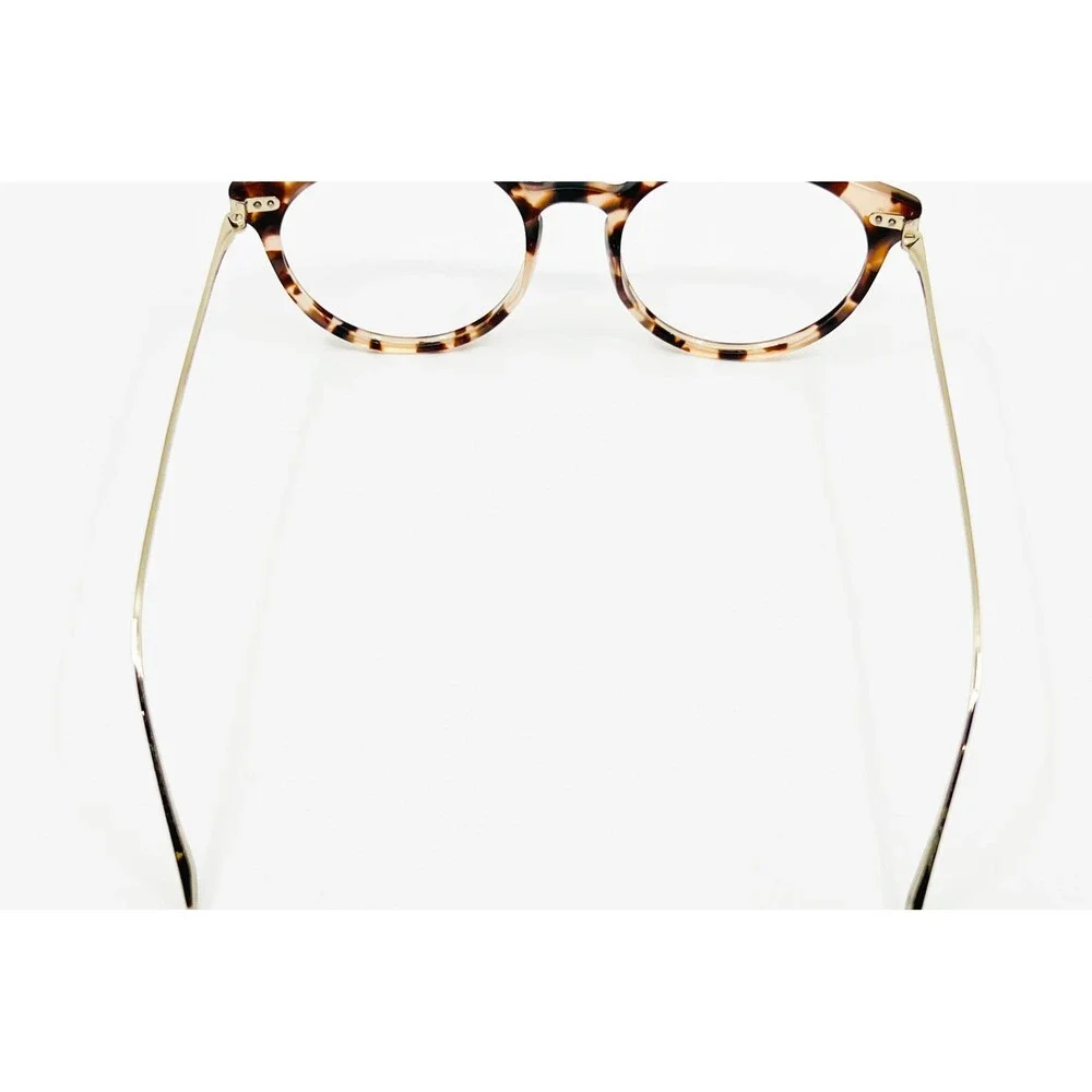 Warby Parker Langley Eyeglasses Men Tortoise Shell Round Frame 50-18-140